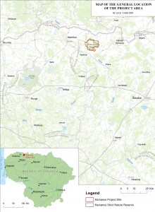Kamanos general location map